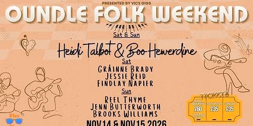 Heidi Talbot, Boo Hewerdine and Friends Oundle Folk Weekend