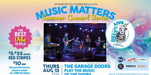 THE GARAGE DOORS plays the music of The DOORS | Music Matters Summer Concert Series