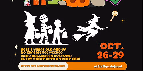 Kick Or Treats Free Karate Classes
