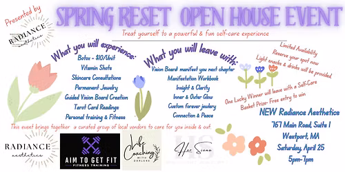 Spring Reset Open House: Treat yourself!