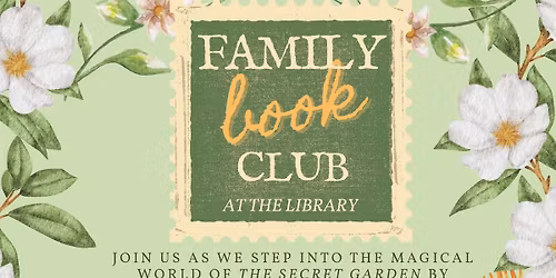 Family Book Club At The Library