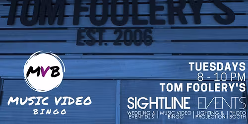 Tom Foolery's Music Video Bingo