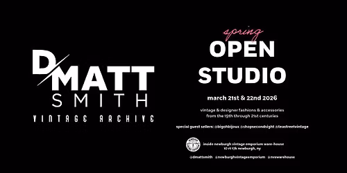d matt smith vintage clothing - spring open studio 