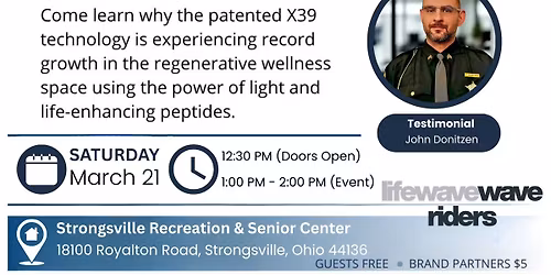Learn about Lifewave X39 Live Event
