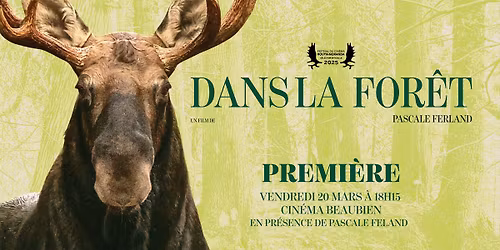 Dans la for\u00eat | Premi\u00e8re au Cin\u00e9ma Beaubien