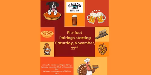 Pie-fect Pairings- Pie and Beer flights