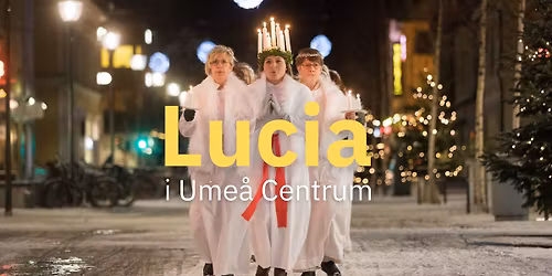 Lucia i Umeå centrum