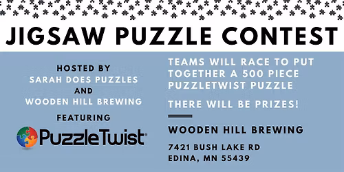 PUZZLETWIST Team Jigsaw Puzzle Contest at Wooden Hill Brewing - Jan 2026