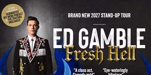 Ed Gamble - Fresh Hell at The Oval Hall at Sheffield City Hall