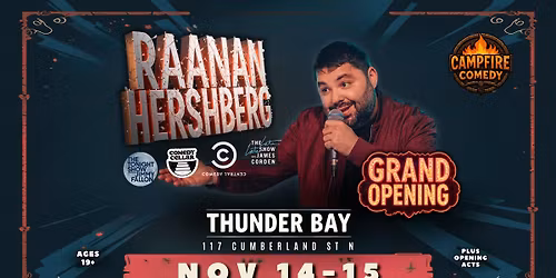 Comedy Club Grand Opening Feat Raanan Hershberg