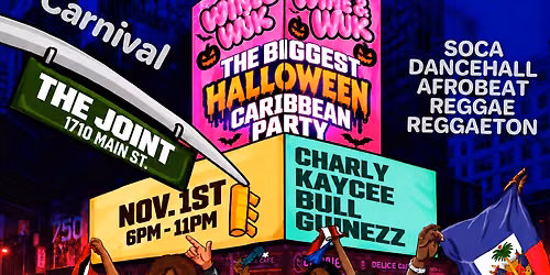 WINE N' WUK HALLOWEEN CARIBBEAN PARTY "CARNIVAL EDITION"