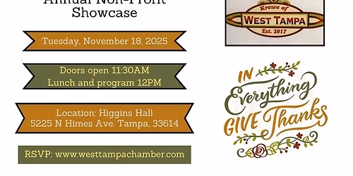 2025 NOVEMBER - WTCHAMBER MONTHLY LUNCHEON SPONSORED BY THE KREWE OF WEST TAMPA