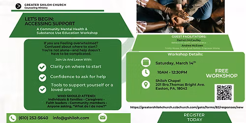 Community Mental Health & Substance Use Education Workshop