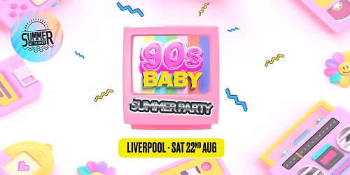 90's Baby Terrace Summer Party - Liverpool