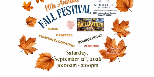11th Annual Fall Fest at Schuyler Commons