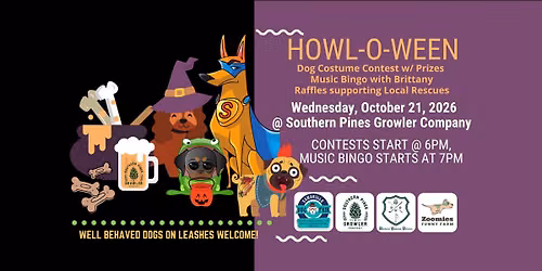 Howl-O-Ween Dog Costume Contest & Music Bingo