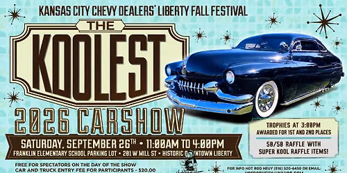 The Koolest Car Show: Sponsored by- Kansas City Chevy Dealers