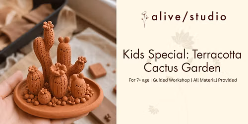 Kids Special - Terracotta Cactus Garden