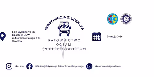 IV Studencka Konferencja Naukowa "Ratownictwo Oczami (NIE)Specjalist\u00f3w"
