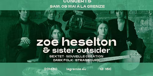 ZOE HESELTON & SISTER OUTSIDER en concert \u00e0 La Grenze
