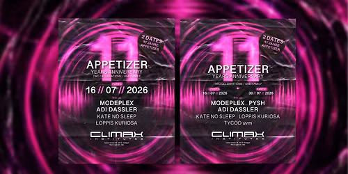 APPETIZER - 11 YEARS ANNIVERSARY (PART1)