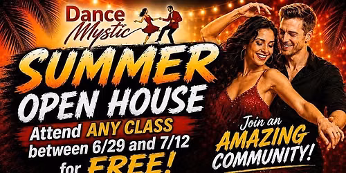 OPEN HOUSE FREE SALSA - SWING - BACHATA GROUP CLASSES