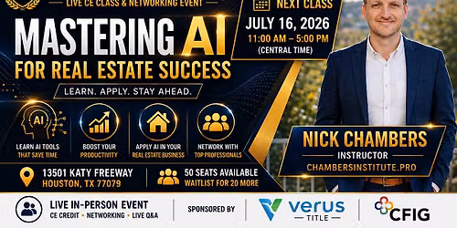 Mastering AI for Real Estate Success | Energy Corridor