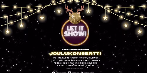 Aventur - LET IT SHOW - Joulukonsertti 2025