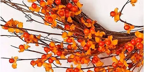 Whimsical Fall Bittersweet Wreath | Brenda Dwyer, instructor