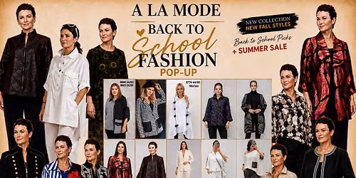Back to Style Fashion Pop-Up \u2728 Fall Collection + Summer Sale