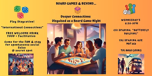 |BOARD GAMES & BEYOND| TRAVEL\/LANGUAGE EXCHANGE & CLIMATE CONVERSATIONS