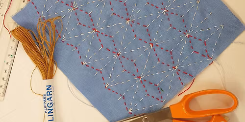 Sashiko Embroidery \/ Japanese Mending Workshop