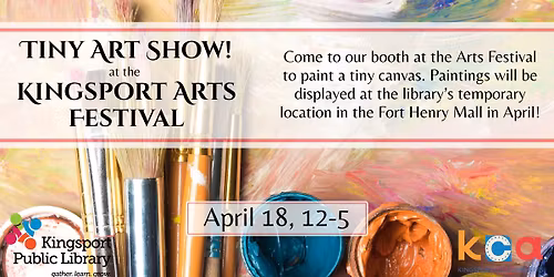 Tiny Art Show! at the Kingsport Arts Festival