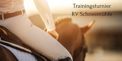 19. Trainingsturnier des RV Schneem\u00fchle e.V.