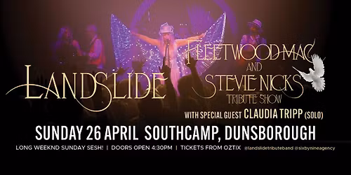 THIS SUNDAY! > LANDSLIDE - Fleetwood Mac & Stevie Nicks Tribute Show | Southcamp, Dunsborough WA