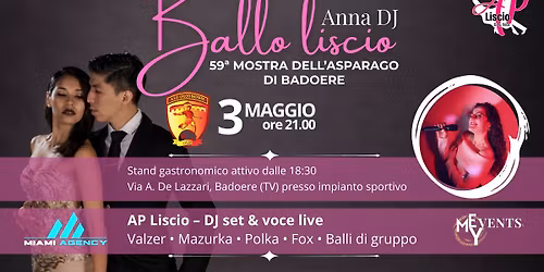 Ballo Liscio con Anna - Dom. 03.05-Badoere