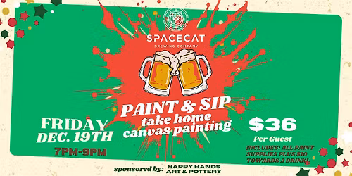Paint & Sip at Spacecat Brewing Co.!