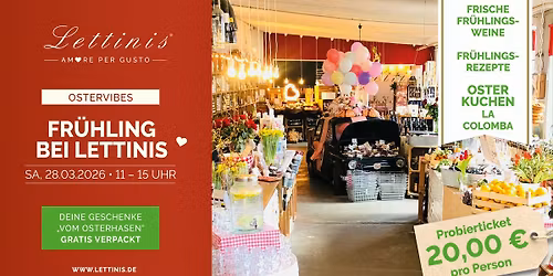 Fr\u00fchling bei Lettinis \u2013 Osterstimmung zum Probieren