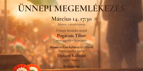 \u00dcnnepi megeml\u00e9kez\u00e9s az 1848-49-es forradalom \u00e9s szabads\u00e1gharc esem\u00e9nyeir\u0151l