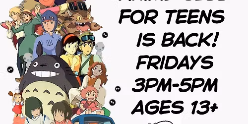 Anime Club for Teens (Ages 13+) @ Warrenton Community Library