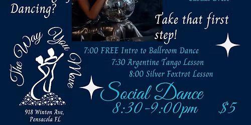 Learn Social Dancing Tuesdays in December