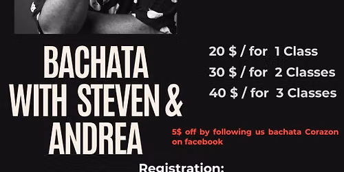 Trial class Bachata Sensual with Steve Wilson and Andrea Martinez \ud83d\udd25