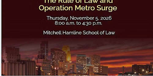 Under Tension: The Rule of Law and Operation Metro Surge