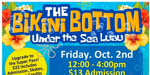 \ud83c\udf3a\ud83e\udee7 BIKINI BOTTOM LUAU SKATE! \ud83e\udee7\ud83c\udf3a