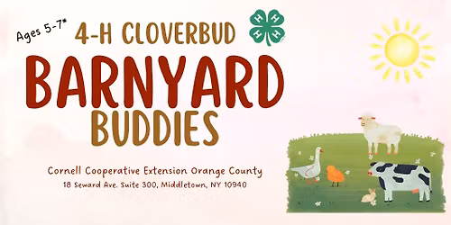 4-H Cloverbud Barnyard Buddies - Monthly Meetings