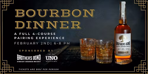 Pizzeria Due - Bourbon Pairing Dinner featuring Brothers Bond Bourbon