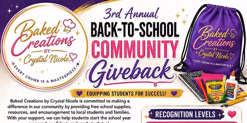 Back to School Community Giveaway
