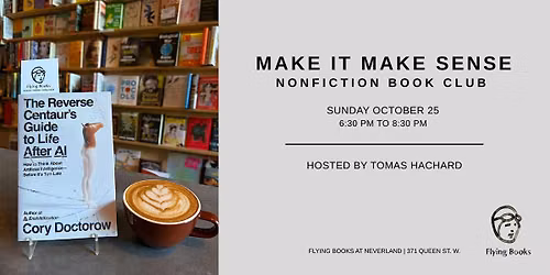 Make it Make Sense: Flying Books Nonfiction Book Club with Tomas Hachard!