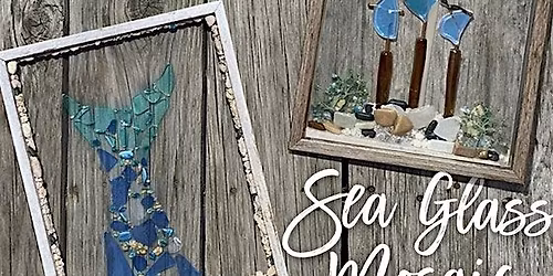 Resin Pour Sea Glass Frame Workshop