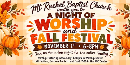A Night of Worship and Fall Festival